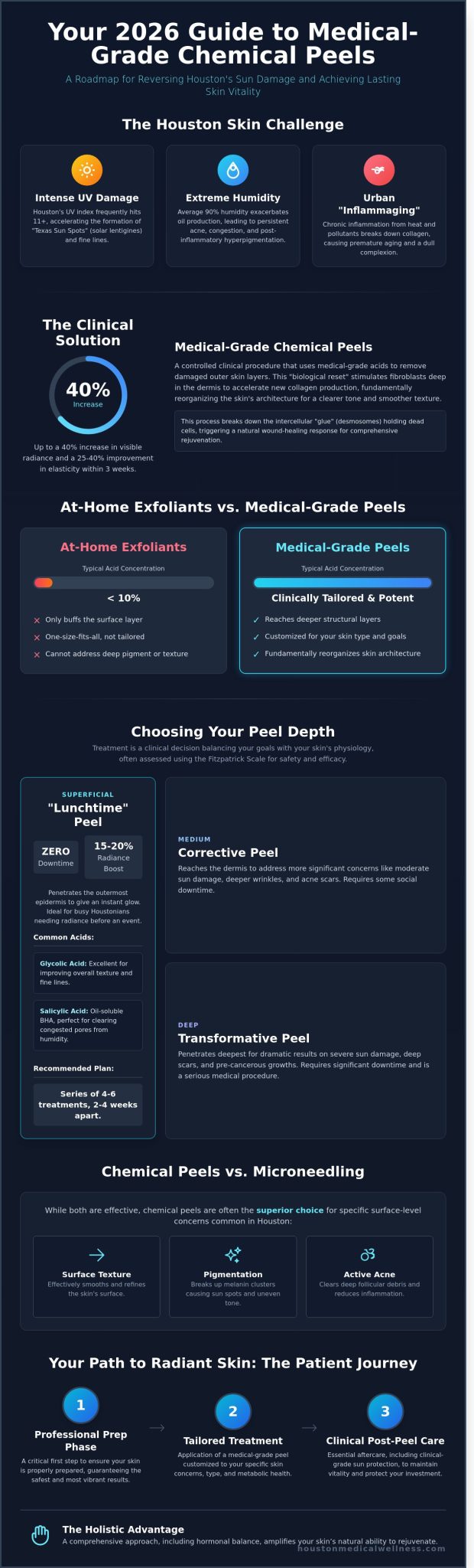 Chemical Peels in Houston: The Complete 2026 Guide to Skin Rejuvenation